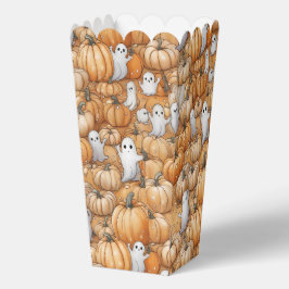Caixinha De Lembrancinhas Ghost e Pumpkins Halloween