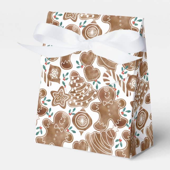 Caixinha De Lembrancinhas Gingerbread Berry (Frente)