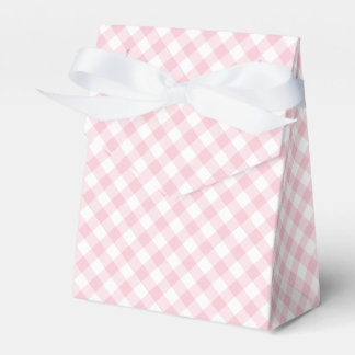 Caixinha De Lembrancinhas Gingham Retrô Rosa