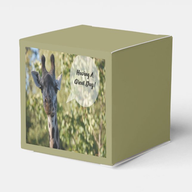 Caixinha De Lembrancinhas Girafa (Verso)