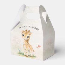 Girafa Curiosa Alta Chuveiro de Bebê Fofo Safari