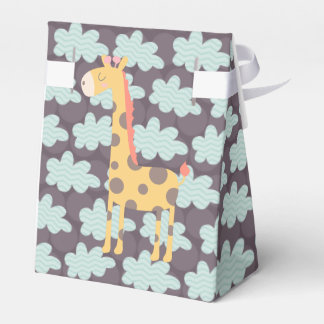 Caixinha De Lembrancinhas Girafa e Nuvens