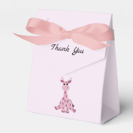 Caixinha De Lembrancinhas Girafa Rosa Sentada
