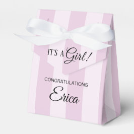 Caixinha De Lembrancinhas Girl Baby Shower 3"w x 1.5"l x 3.25"h