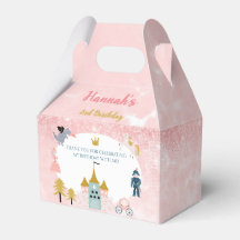 Girls Pink Magical Princess Castle Birthday