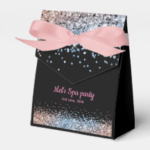 Glam brilhando rosa e preto