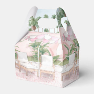 Caixinha De Lembrancinhas Glam de Summertime Rosa PISCINA