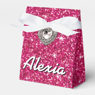 Caixinha De Lembrancinhas Glitz Bling - Sparkle | fúcsia