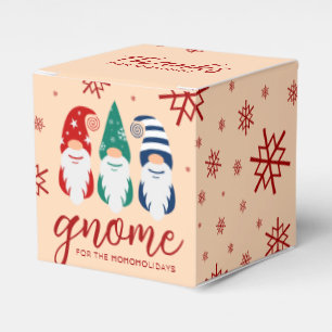 Caixinha De Lembrancinhas Gnomo de Natal do Holidays Snowflakes