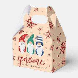 Caixinha De Lembrancinhas Gnomo de Natal do Holidays Snowflakes