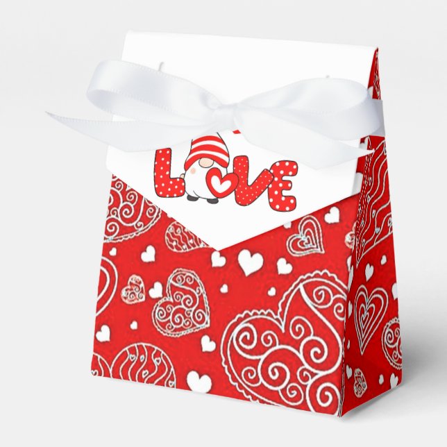 Caixinha De Lembrancinhas gnomo do namorados (Frente)