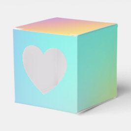 Caixinha De Lembrancinhas Gradiente de Pastel Forma Livre