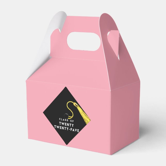 Caixinha De Lembrancinhas Graduação 2025 Rosa (Frente)