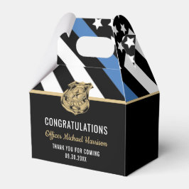 Caixinha De Lembrancinhas Graduação de Parabéns de Sinalizador de Linha Azul