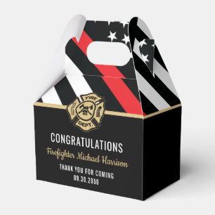 Caixinha De Lembrancinhas Graduação de Sinalizador da Academia Vermelha de