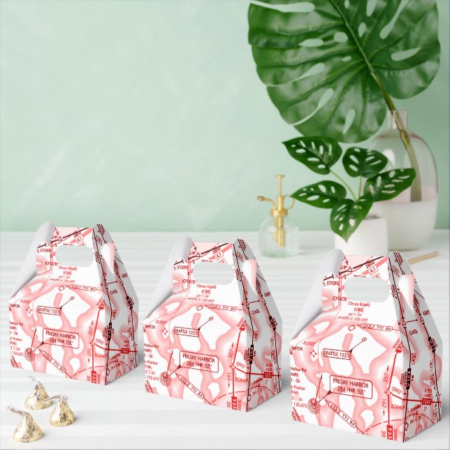 Caixinha De Lembrancinhas Gráfico de Aviação (Múltiplo)