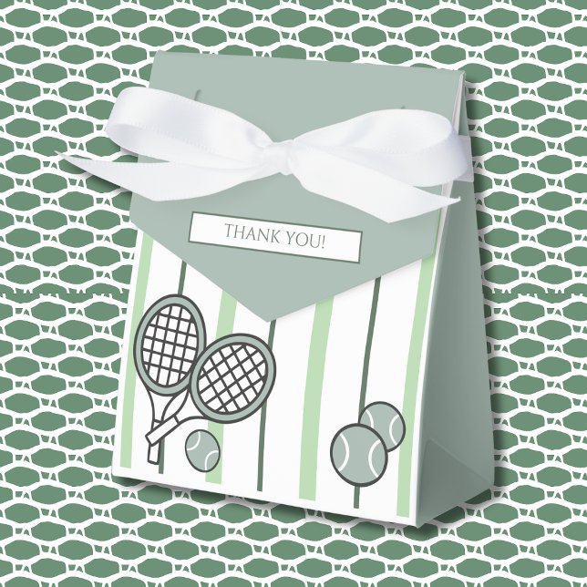 Caixinha De Lembrancinhas Green Perfect Match Tennis Couples Bridal Shower (Criador carregado)