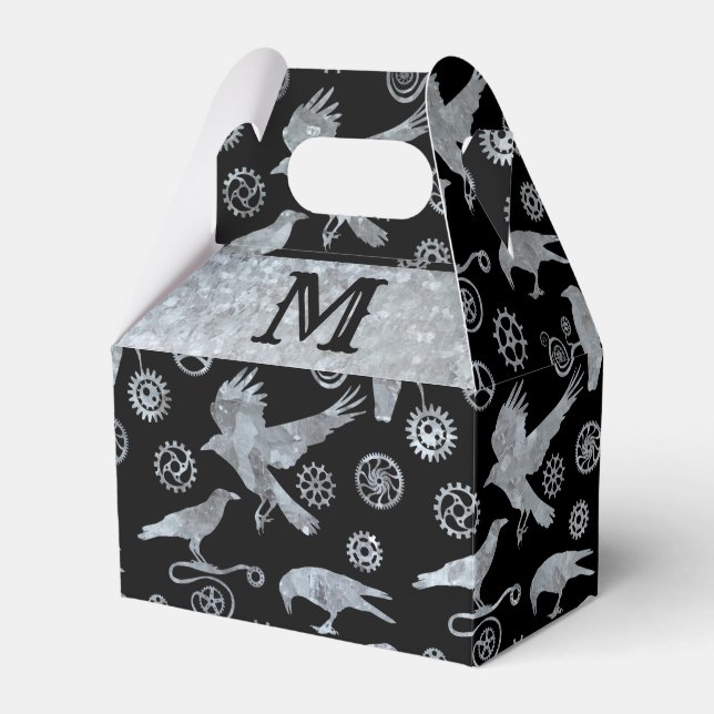 Caixinha De Lembrancinhas Grelhas de Zinco e Grelhas de Crosta de Prata Stea (Frente)