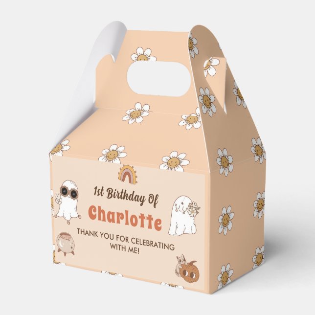 Caixinha De Lembrancinhas Grooveen Halloween, Festa Ghost Cute (Frente)