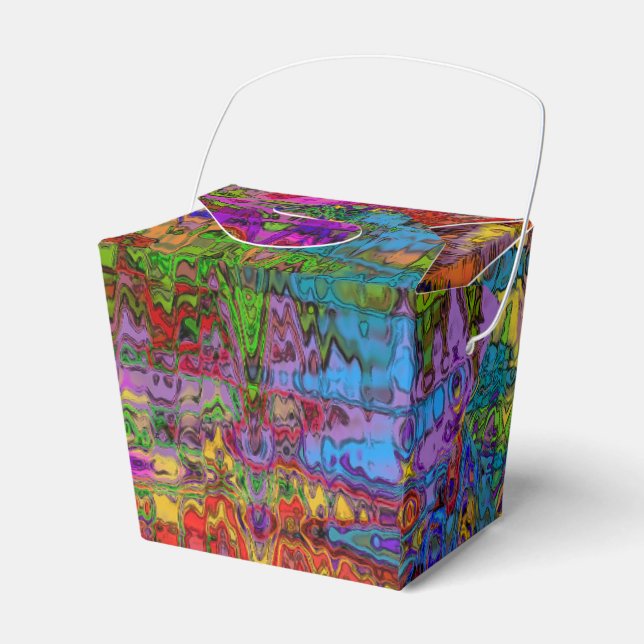 Caixinha De Lembrancinhas Groovy Abstrato (Frente)