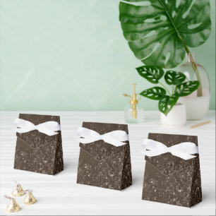 Caixinha De Lembrancinhas Grunge de Bronze Glimmering Gorgeous Brown Damas