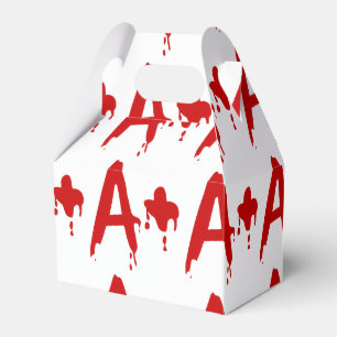 Caixinha De Lembrancinhas Grupo Sanguíneo A+ Hospital #Horror Positivo