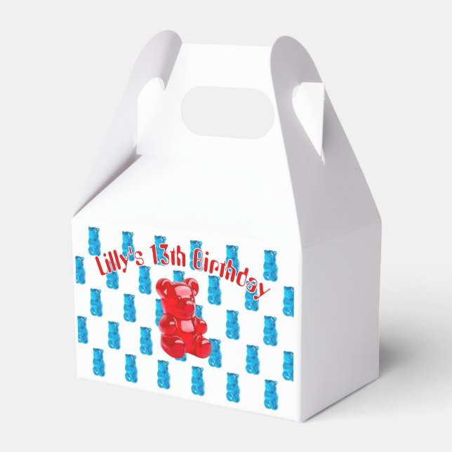 Caixinha De Lembrancinhas Gummy Jelly  (Frente)