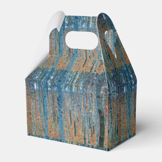 Caixinha De Lembrancinhas Gustav Klimt Beech Tree Grove (Frente)