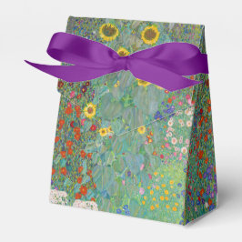 Caixinha De Lembrancinhas Gustav Klimt - Jardim do País com Girassóis