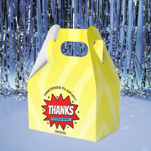 Caixinha De Lembrancinhas Hábito de qualquer idade de um super herói