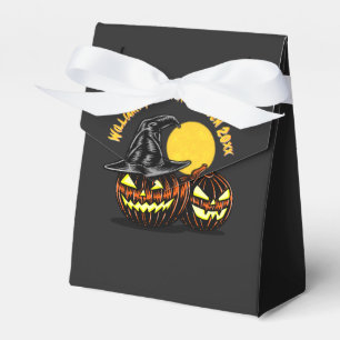 Caixinha De Lembrancinhas Halloween Adicionar Nome da Família Ano Personali