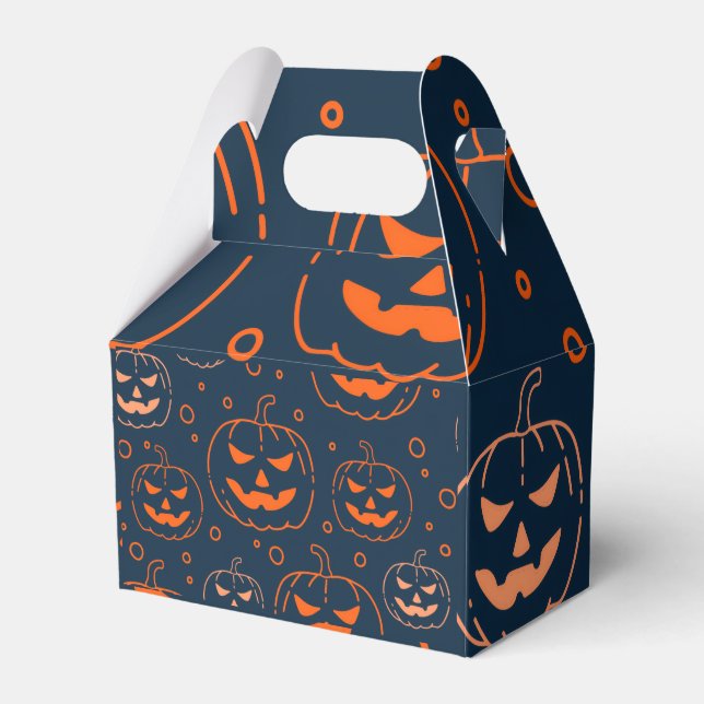 Caixinha De Lembrancinhas Halloween Favor Box – Spooky Party Treats (Frente)