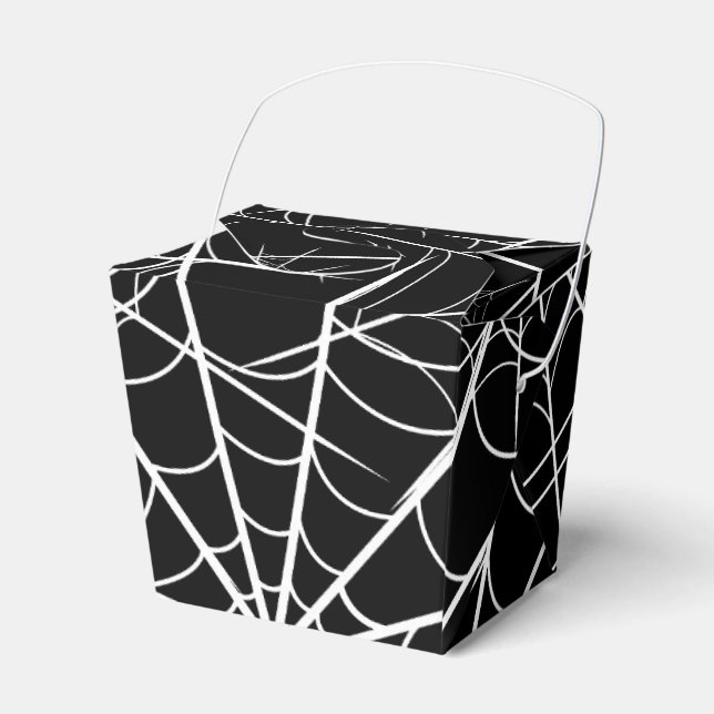 Caixinha De Lembrancinhas Halloween Spider Web (Frente)