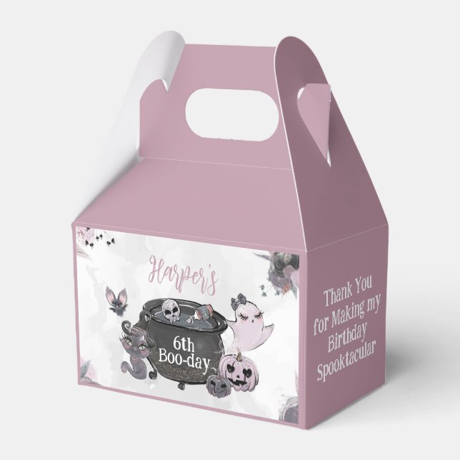 Caixinha De Lembrancinhas Halloween Treat Box  (Frente)