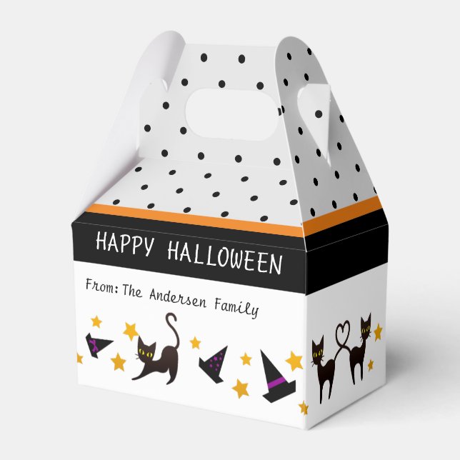 Caixinha De Lembrancinhas Halloween Trick Treat Candy (Verso)