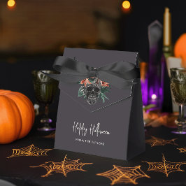 Caixinha De Lembrancinhas Halloween Tropical Floral