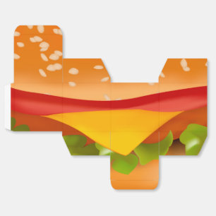 Caixinha De Lembrancinhas Hamburger para levar