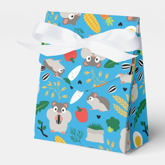 Caixinha De Lembrancinhas Hamsters E Seus Tratamentos (Frente)