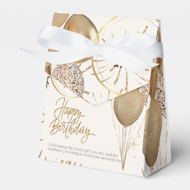 Caixinha De Lembrancinhas happy birthday (Frente)