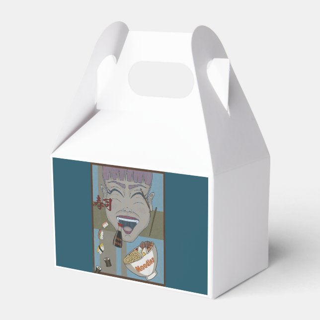 Caixinha De Lembrancinhas Happy food (Frente)