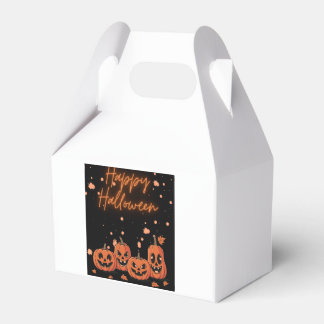 Caixinha De Lembrancinhas Happy Halloween Postcard