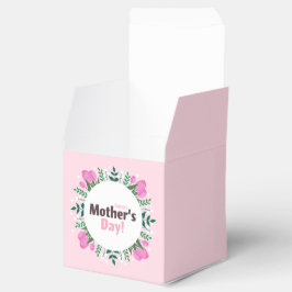 Caixinha De Lembrancinhas Happy Mother's Day  Pink Tulips