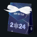 Caixinha De Lembrancinhas Happy New Year 2023. Ice Numbers & Snowflake<br><div class="desc">Merry Christmas and a Happy New Year 2023. Elegant Festive Ice Numbers and  Snowflake design Family / Wedding / Corporate / Business Personalized  Favor | Gift Boxes. Matching cards and gifts  available in the Christmas & New Year Category of our store.</div>