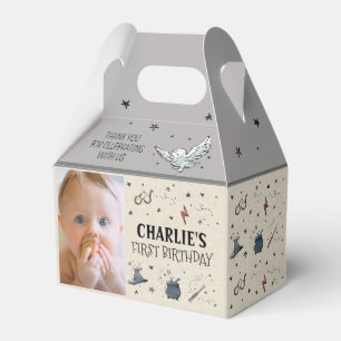 Caixinha De Lembrancinhas Harry Potter Primeiro Aniversário Obrigado