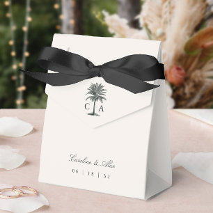 Caixinha De Lembrancinhas Havana Palm Vintage Palm Tree Wedding