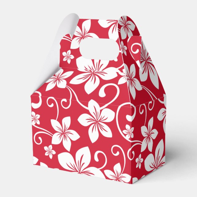 CAIXINHA DE LEMBRANCINHAS HAWAII AZUL (VERMELHO) (Frente)