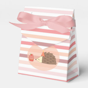 Caixinha De Lembrancinhas Hedgehog do Partido e Cupcake
