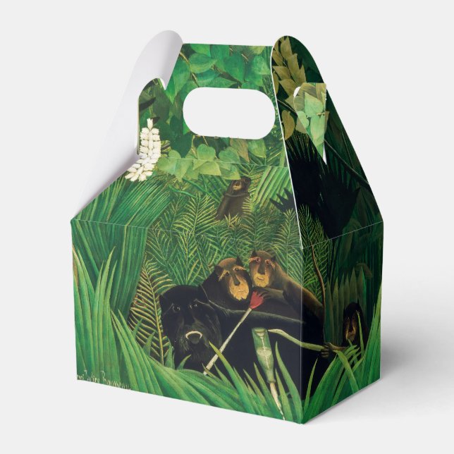 Caixinha De Lembrancinhas Henri Rousseau - Os Jesters Feliz (Frente)