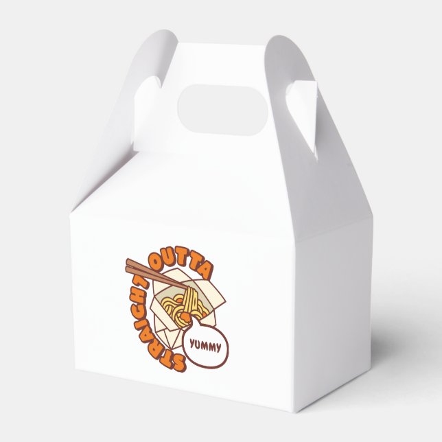 Caixinha De Lembrancinhas Hetero Outta Yummy Ramen Noodles (Frente)