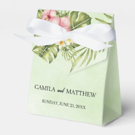 Caixinha De Lembrancinhas Hibisco aquarela